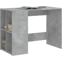 vidaXL Schreibtisch Betongrau 102x50x75 cm Holzwerkstoff