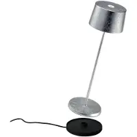 Zafferano Olivia PRO Tischlampe Silber