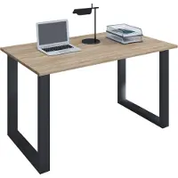 VCM Schreibtisch Bürotisch Computertisch 140x80 Lona U
