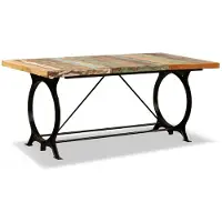 vidaXL Esstisch Altholz Massiv 180 cm