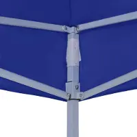 vidaXL Möbel Garten-Pavillon Wasserdicht Design - Profi-Partyzelt/ Festzelt - Faltbar 2×2 m Stahl Blau Top7605418