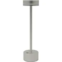 Luxus Europe - Tischlampe Touch Yvette Silber - Kabellose LED-Tischlampe für den Innenbereich – USB-C wiederaufladbar