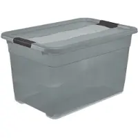 Keeeper Aufbewahrungsbox "cornelia" 52 Liter crystal-grey transparent