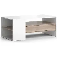Vicco Couchtisch Fabien Weiß 110 x 60 cm, Model 37954