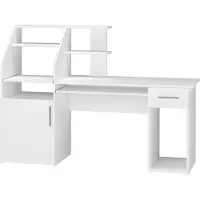 Vicco Schreibtisch Edwin Weiß 166 x 50.5 cm, Model 36714