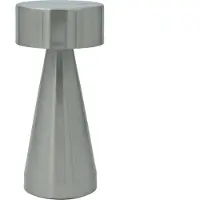 Luxus Europe - Tischlampe Touch Chloé Silber - Kabellose LED-Tischlampe für den Innenbereich – USB-C wiederaufladbar