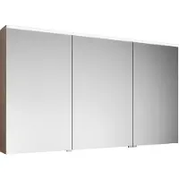 Burgbad Eqio Spiegelschrank mit horizontaler LED-Beleuchtung, 3 Türen, mittlerer Anschlag rechts, 1
