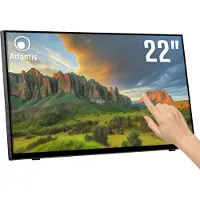 Atlantis A05-T22A-VHDM Monitor Touch 22 pollici Nero