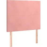 Syfax Kopfteil Rosa 100 x 5 x 118/128 cm Samt