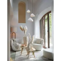 Light & Living - Hängeleuchte Elimo - Weiß - Ø25cm Hängelampe - Esstischlampe - Wohnzimmerlampe - Schlafzimmerlampe - Wohnzimmer