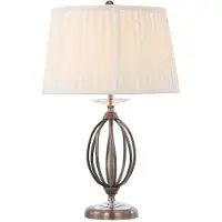 Elstead Lighting Klassische Schreibtischlampe Aegean Steel Antique Brass 1 Light E27