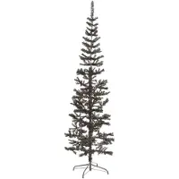 Syfax Schlanker Weihnachtsbaum Schwarz 240 cm