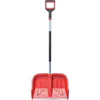 Prosperplast Lopata na sníh SNOWER 50 ALUTUBE červená