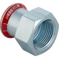 Geberit GE Mapress, C-Stahl, Uebergang, d54mm x Rp2, verzinkt, 1 Stk.