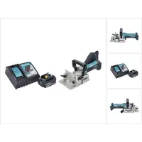 Makita DPJ 180 RM1 Akku Nutfräse 18 V 100 mm + 1x Akku 4,0 Ah + Ladegerät