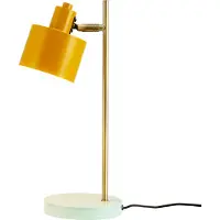 Dyberg Larsen Schreibtischlampe Ocean, gelb / orange, für Arbeitszimmer / Büro, Metall, Tischlampe