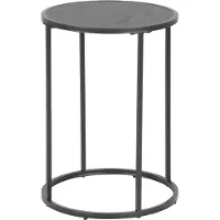 Ebuy24 Sea Couchtisch Ecktisch schwarz.