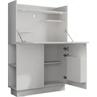 Vicco Sekretär Schreibtisch Alena Weiß 85 x 27 cm, Model 32502
