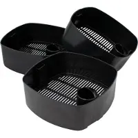 SunSun Ersatzteil für HW-403B Aquarium Außenfilter - 3 Filterkörbe für Filtermedium, Ersatz Filterkorb für Auqarien, Filterbehälter für Aquaristik