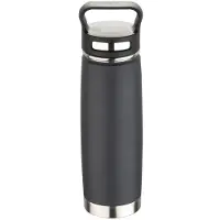 Bergner Thermos Flasche Edelstahl 0,5 l schwarz