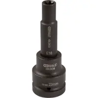 Ks Tools 450.0453, Buchse, 3/4", 1 Kopf/Köpfe, E22, Chrom-Molybdän-Stahl, Chrom