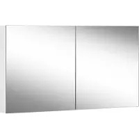 Schneider EASY Spiegelschrank, ohne Beleuchtung, 2 Türen, Bandung links u. rechts, 1195x120x700mm, 177.120.00.02