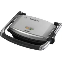 Ariete Kontaktgrill, Toast & Grill slim, silber/schwarz