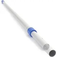 Wiltec Teleskopstange ausziehbar 129-236 cm, 26 mm Anschlussmaß, Teleskopstiel für passende Bürsten, Aufsätze, flexible Teleskop Stange
