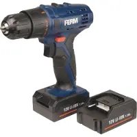 Ferm CDM1119, Handbohrmaschine, Schwarz, Blau, 1 cm, 1 mm, 350 RPM, 1300 RPM