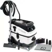 Wiltec Industriestaubsauger 1600 Watt & 30 Liter Behälter, Nass- und Trockensauger mit 3-fach Filtersystem & Blasfunktion, Mehrzwecksauger mit Zubehör