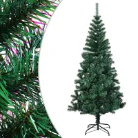 Prolenta Maison Exclusive - Künstlicher Weihnachtsbaum Schillernde Spitzen Grün 120 cm PVC