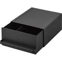 Yamazaki arbeitsplattenorganisator schublade - Schwarz - Sortierboxen | Einstellbar