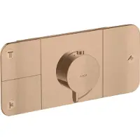 Hansgrohe Fertigmontageset Axor One UP-Thermostat., 3 Verbr., brush. r gold