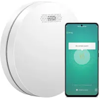 Aroha Smart Connect Rauchmelder WLAN - 10 Jahre Batterie - Feuermelder mit App Tuya & Smartlife - 1 set