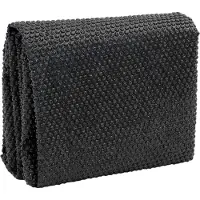 vidaXL Poolabdeckung Schwarz 450x220 cm PE