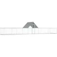Syfax Hühnerstall 10x2x2 m Verzinkter Stahl
