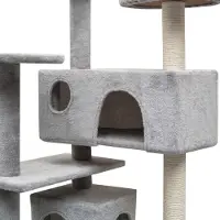 vidaXL Hochwertigen Möbel Tierbedarf - Grau Katzen-Kratzbaum Sisal 125cm Grau NEU1160164