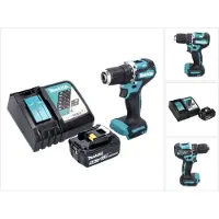 Makita DDF 487 RT1 Akku Bohrschrauber 18 V 40 Nm Brushless + 1x Akku 5,0 Ah + Ladegerät