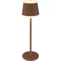 Globo Lighting Tischleuchte Metall rostfarben, LED