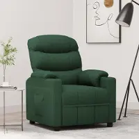 Prolenta Maison Exclusive - Relaxsessel Dunkelgrün Stoff