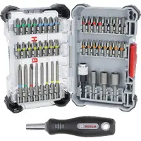 Bosch Extra Hard Schrauberbit-Set, Auststeller, 44+1-tlg.
