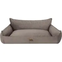 Sellbee Hundebett Hundekorb Hundesofa Hundekissen Tierbett Schlafplatz Hundematratze für Haustier Hunde Waschbar - Joker - 106 x 80 cm [Größe: XXL] - Braun Fancy