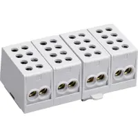 Hager Hauptleitungsabzweigklemme KH35A 4polig 2x35-2x25qmm je Pol IP20 Grau