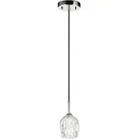 Elstead Lighting Elstead Rubin LED Hängeleuchte G9 Poliertes Nickel