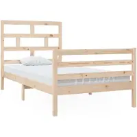 Syfax Massivholzbett Kiefer 100x200 cm