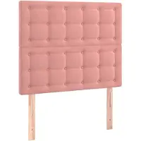 Syfax Kopfteil Rosa 100 x 5 x 118/128 cm Samt