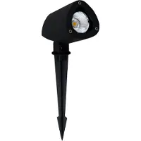 Lyora INSIDE LED Spießleuchte Schwarz 7W IP65 Warmweiss 6,5x10x24-28cm 9010005