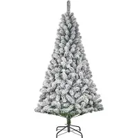 Black Box Trees Millington Künstlicher Weihnachtsbaum - H230 cm x Ø127 cm - Frosted Green