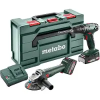 Metabo SET 2.4.3 18 V, Schraubpistole, Pistolengriff, Schwarz, Grün, Rot, 1600 RPM, 450 RPM, 24 Nm