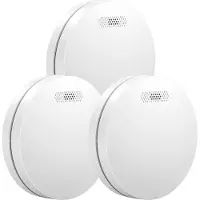 Aroha Safety Pro Rauchmelder - 10 Jahre Batterie - Feuermelder, Rauchwarnmelder - 3 set